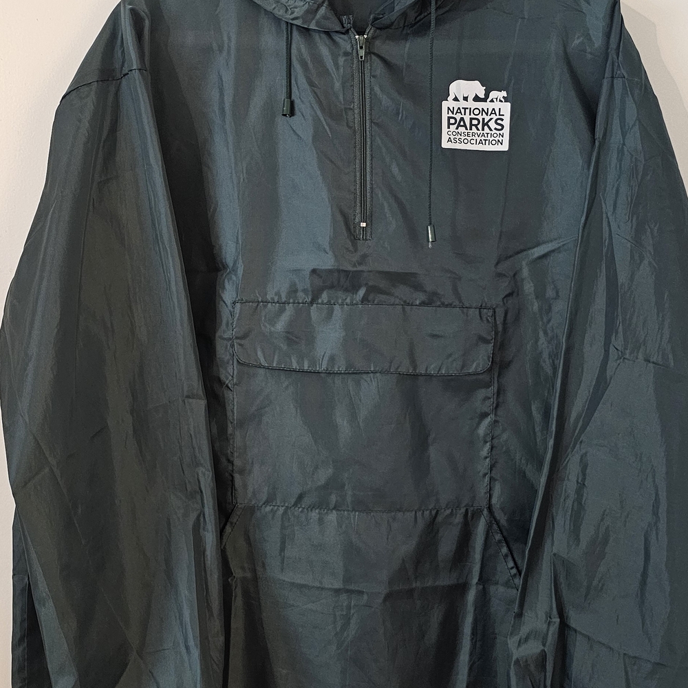 National Parks Dark Green Windbreaker